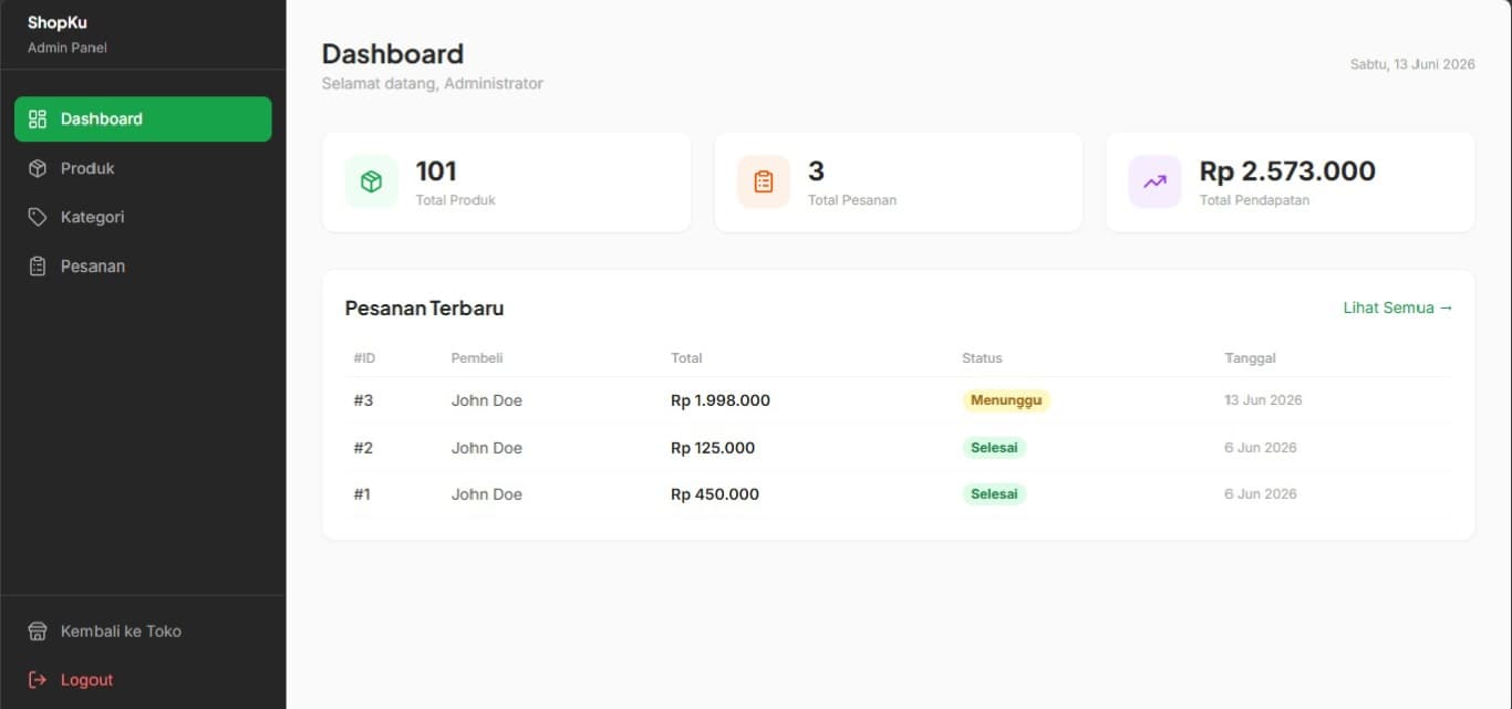 ShopKu — E-Commerce Platform thumbnail 2