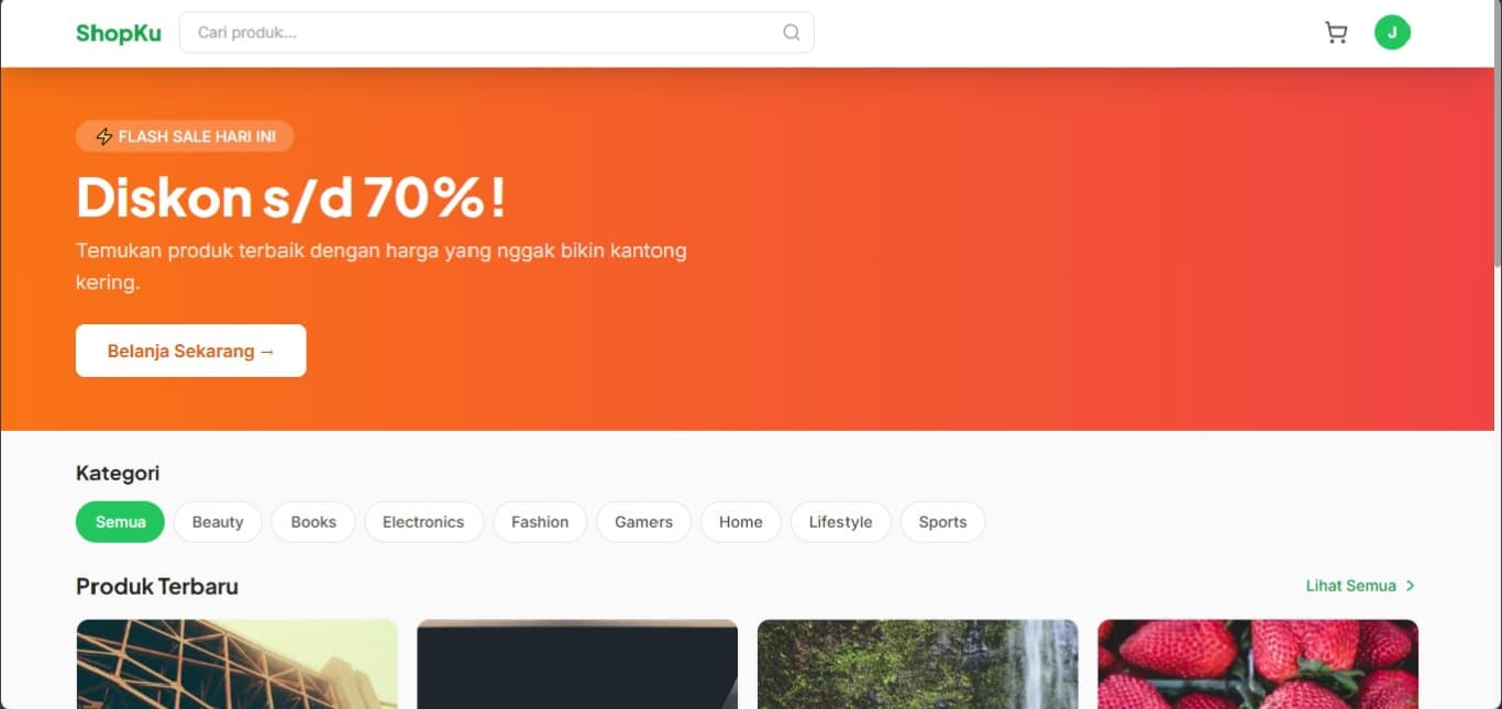 ShopKu — E-Commerce Platform